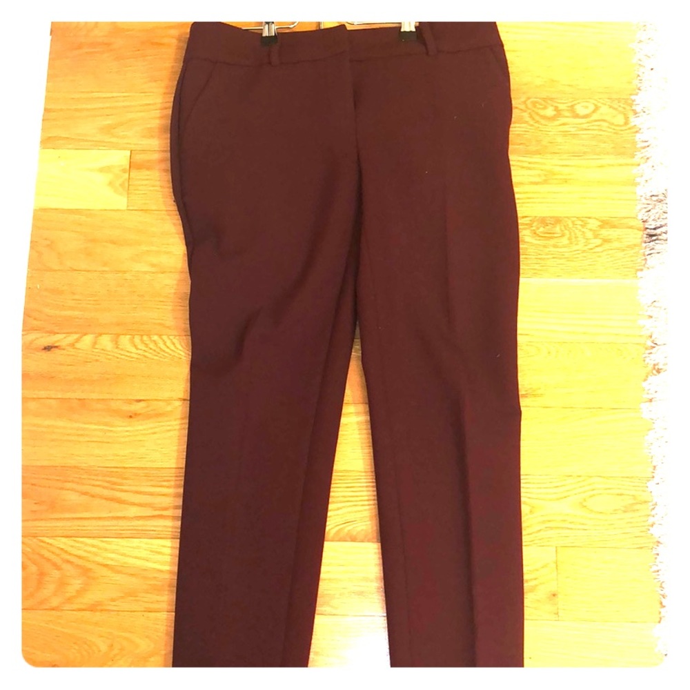 Ann Taylor burgundy pants